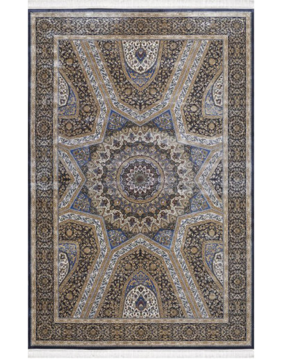 Artemis Halı Silk 5157A Kemik Lacivert