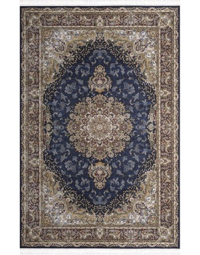 Artemis Halı Silk 5158C Kemik Lacivert