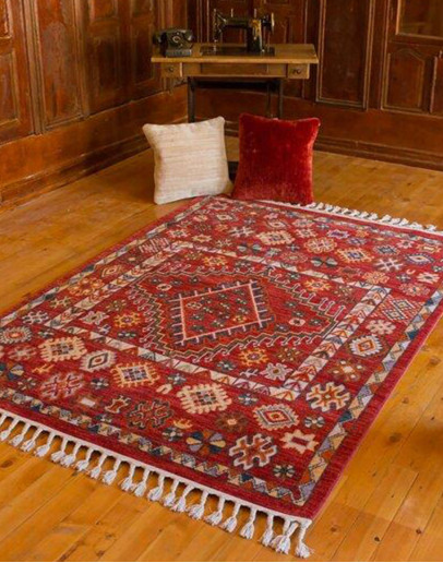 Piraye Kilim 80014-BM-BORDO