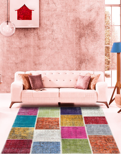 YAĞCIBEDİR PATCHWORK MULTİ HALI