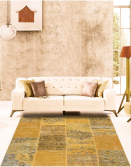 YAĞCIBEDİR PATCHWORK SARI HALI